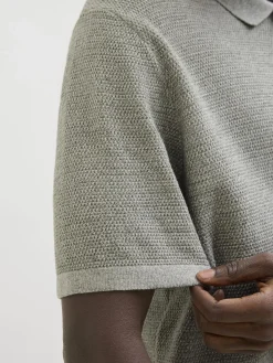 Herren Jack Jones Jack & Jones JJEGEORGE KNIT POLO S Strickpolo