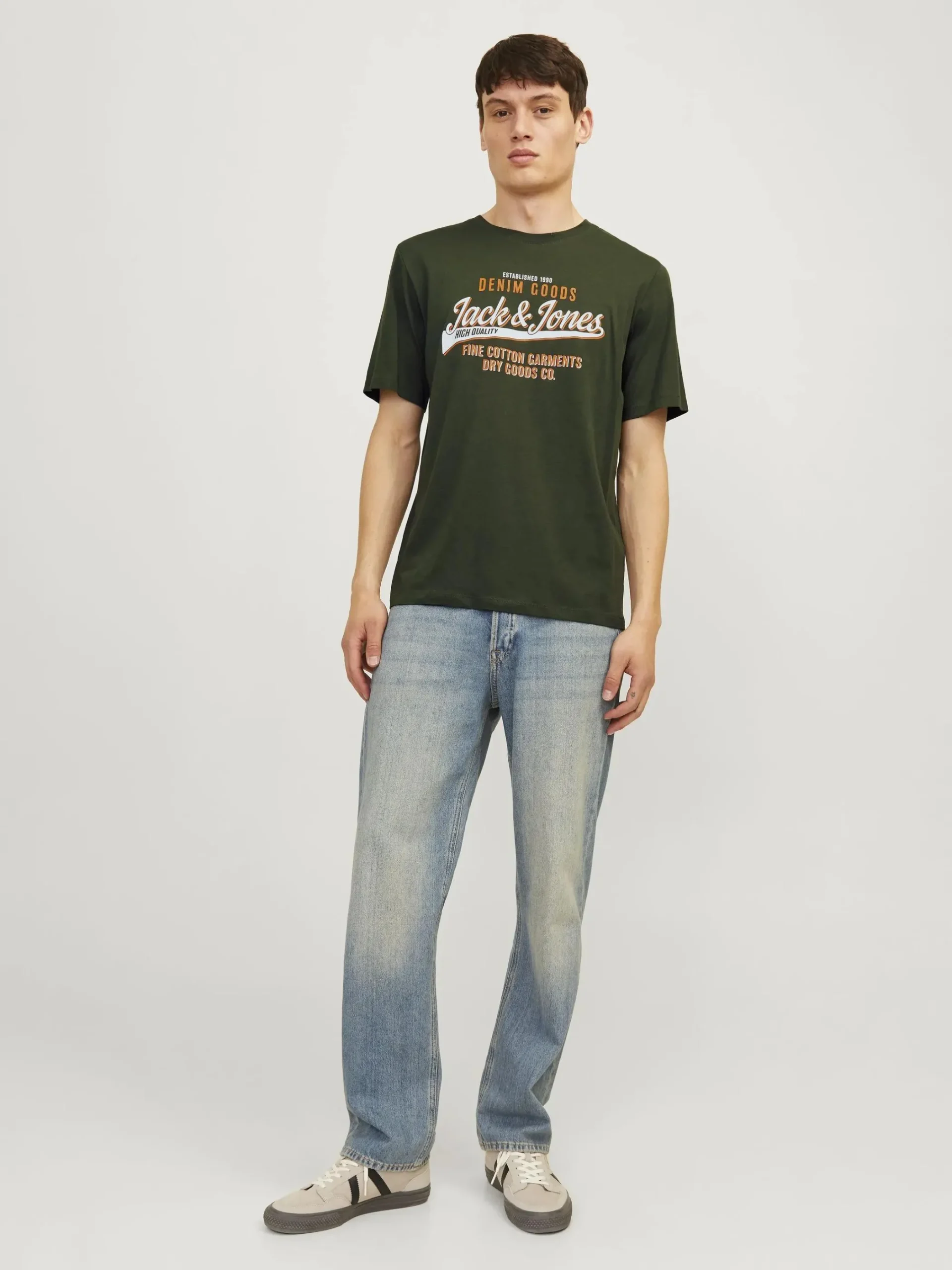 Herren Jack Jones Jack & Jones JJELOGO TEE SS O-NECK T-Shirt