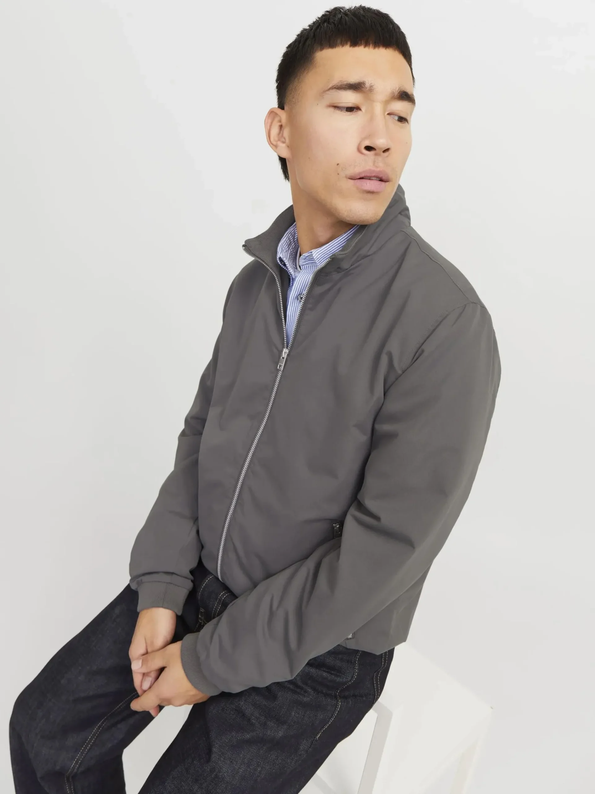 Herren Jack Jones Jack & Jones JJERUSH HARRINGTON BO Blousonjacke