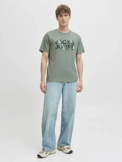 Herren Jack Jones Jack & Jones JJGEPLAS TEE T-Shirt