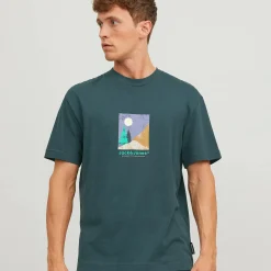 Herren Jack Jones Jack & Jones JORSILVERLAKE GRAPHIC Shirt
