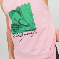 Herren Jack Jones Jack & Jones JORTULUM SKETCH TANK Tanktop