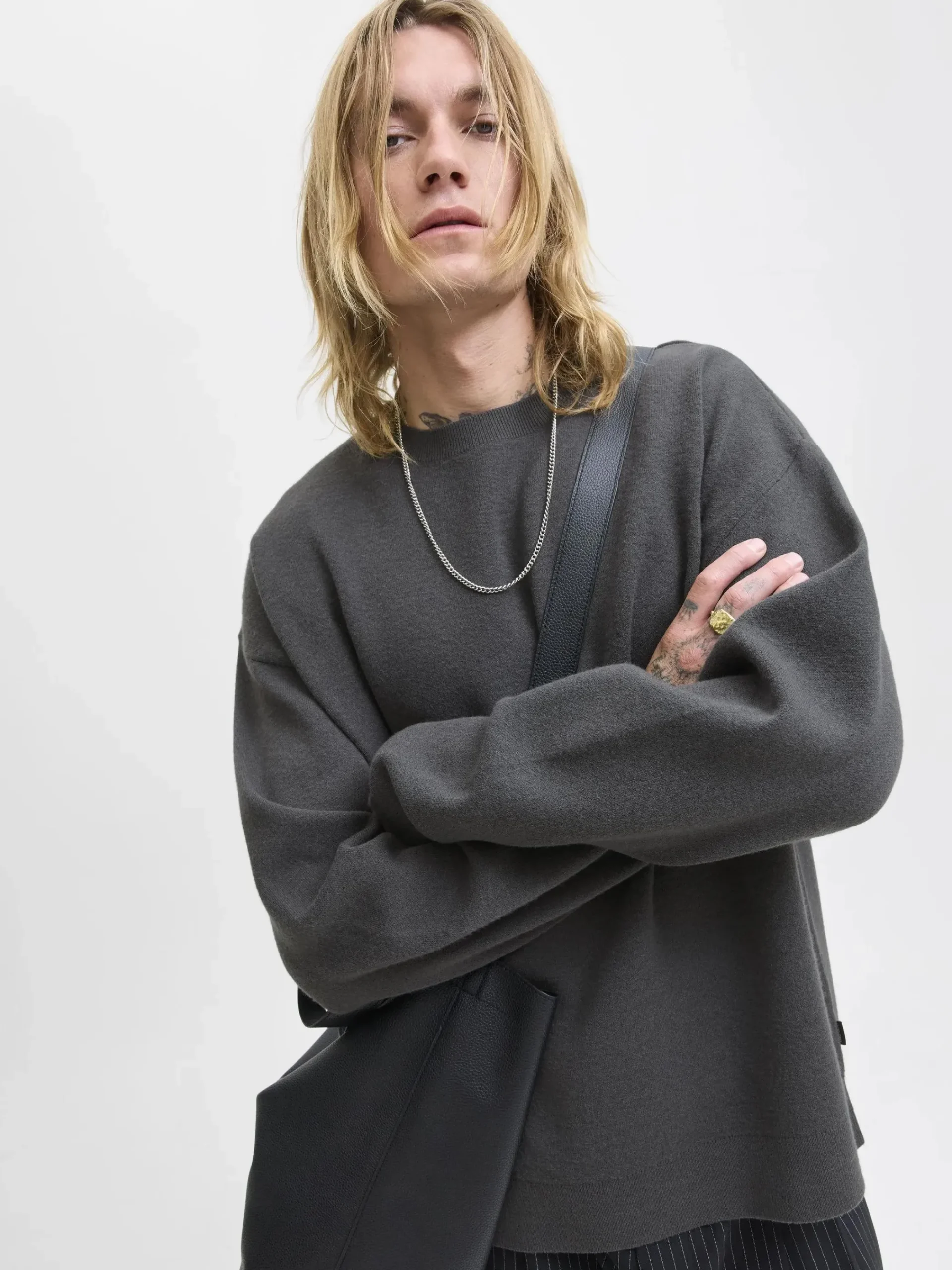 Herren Jack&Jones Premium Jack&Jones JPRBLABRADFORT KNIT C Strickpullover