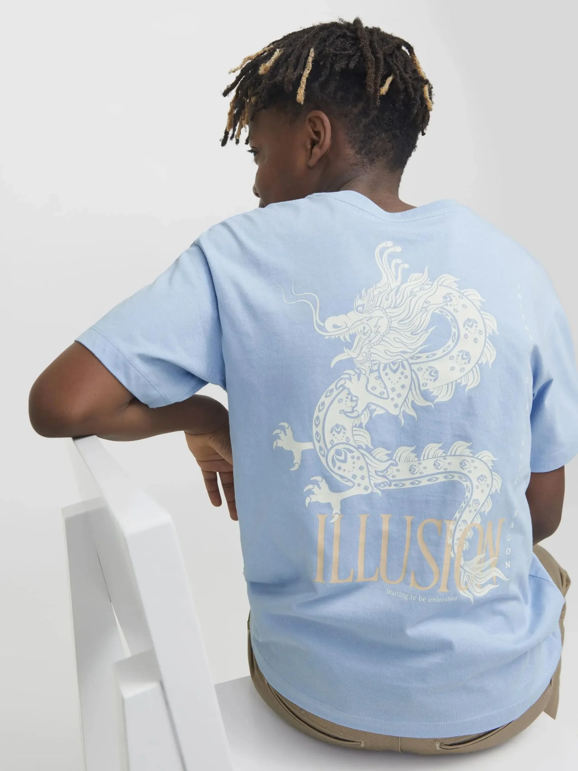 Kinder Jack&Jones Junior JJCHARGE PRINTED T-Shirt