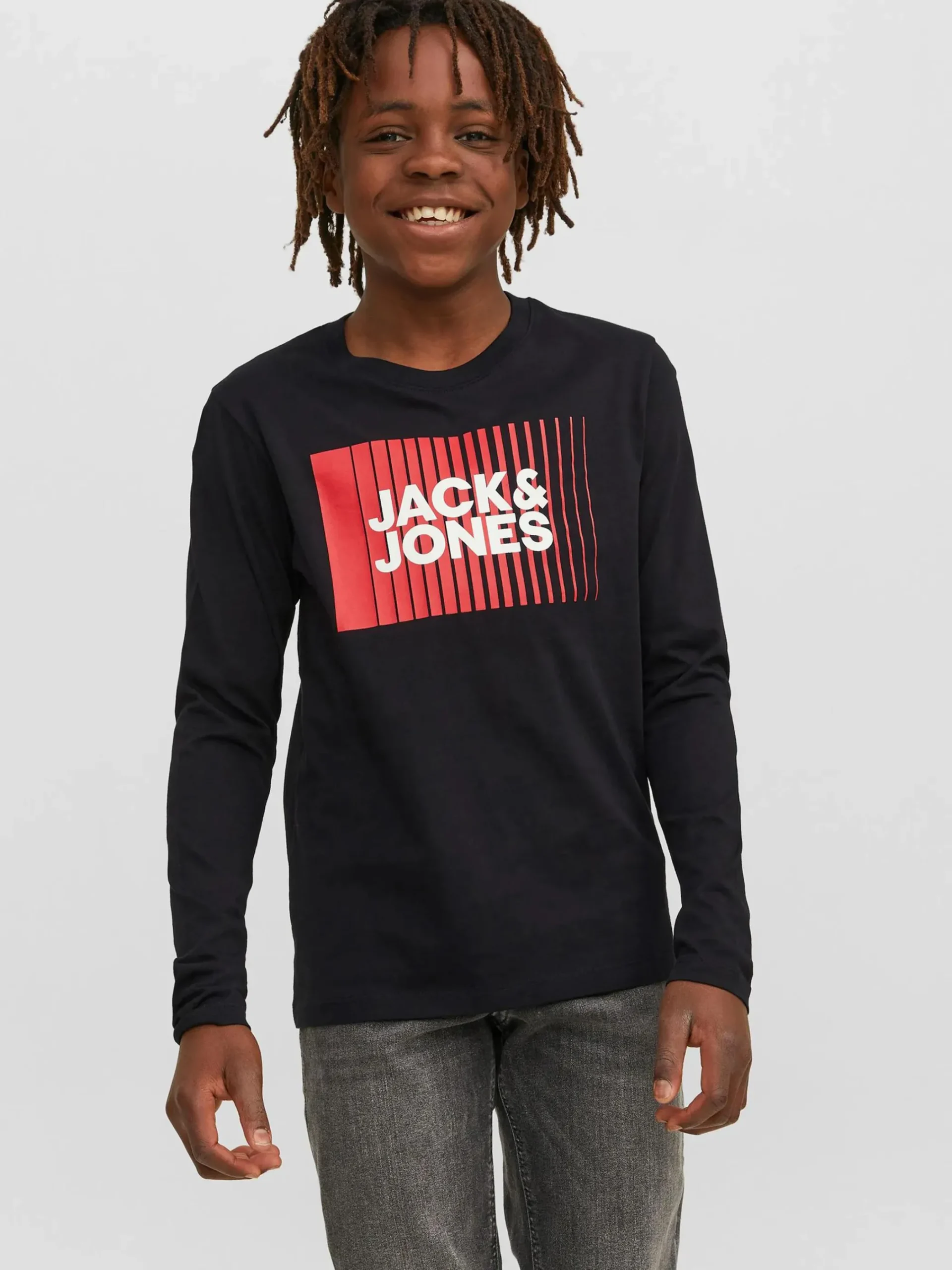 Kinder Jack&Jones Junior JJECORP LOGO TEE PLAY Langarmshirt