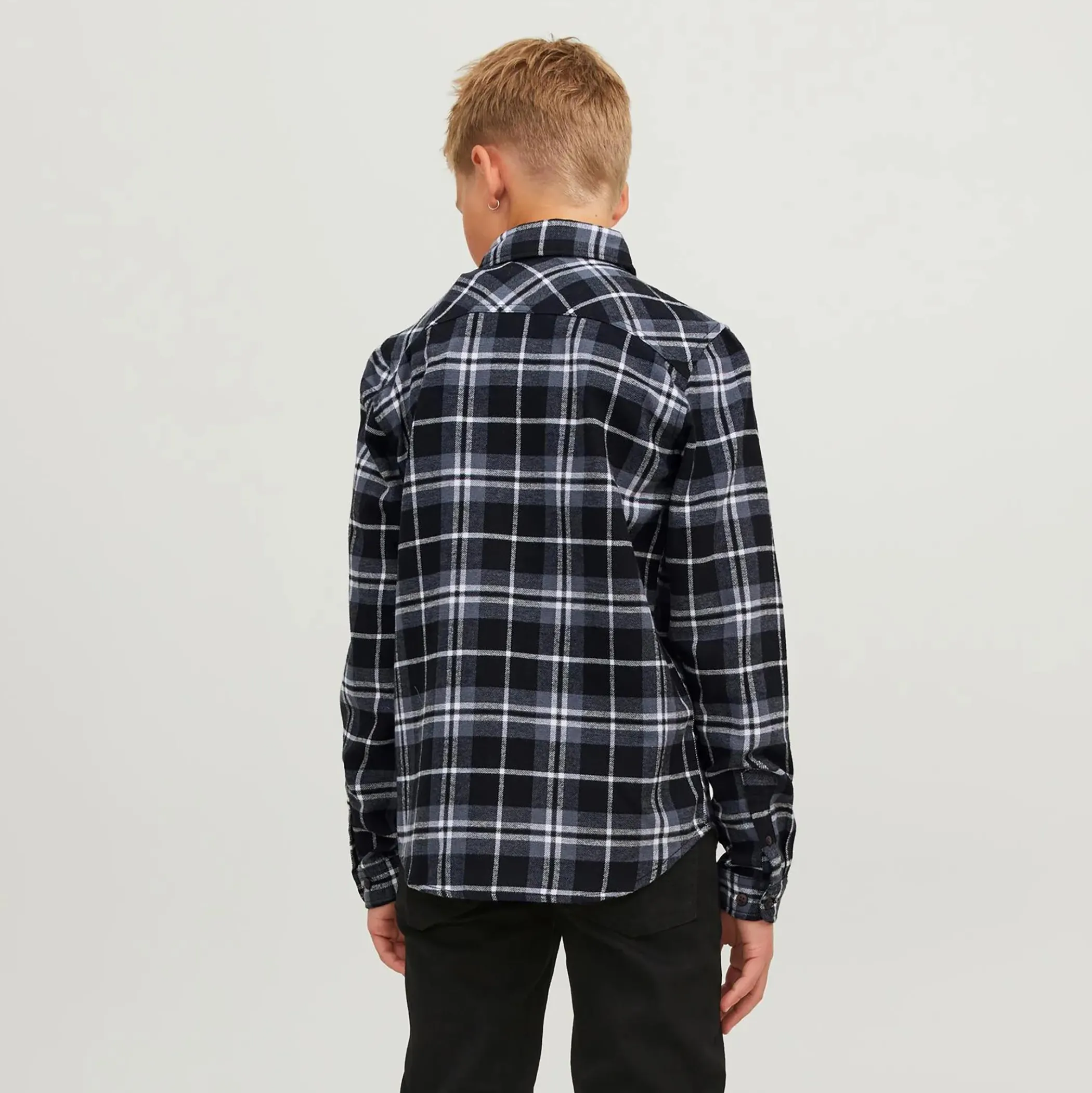 Kinder Jack&Jones Junior JJPLAIN FALL CHECK SH Hemd