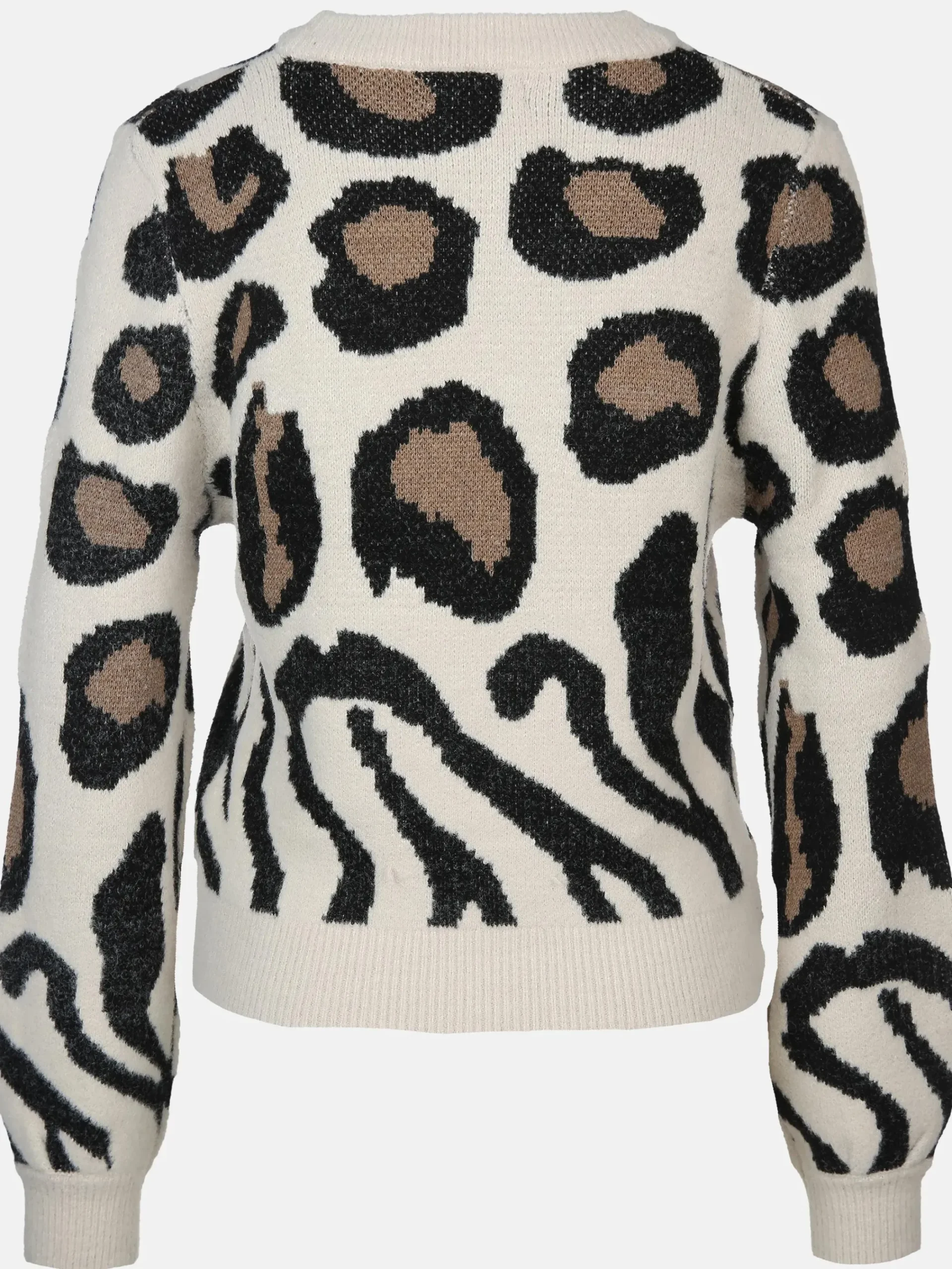 Damen Jacqueline Jacquline JDYLORRAINE ANIMAL L/ Pullover mit abstraktem Leoprint