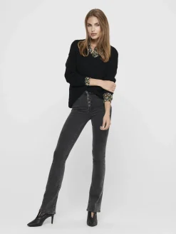 Damen Jacqueline Jacquline JDYNEW MEGAN L/S PULLOV Strickpullover mit V-Ausschnitt