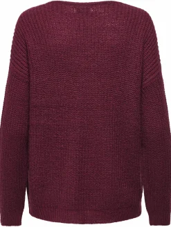 Damen Jacqueline Jacquline JDYNEW MEGAN L/S PULLOV Strickpullover mit V-Ausschnitt