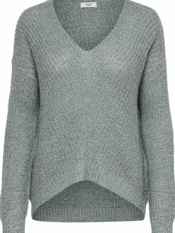 Damen Jacqueline Jacquline JDYNEW MEGAN L/S PULLOV Strickpullover mit V-Ausschnitt