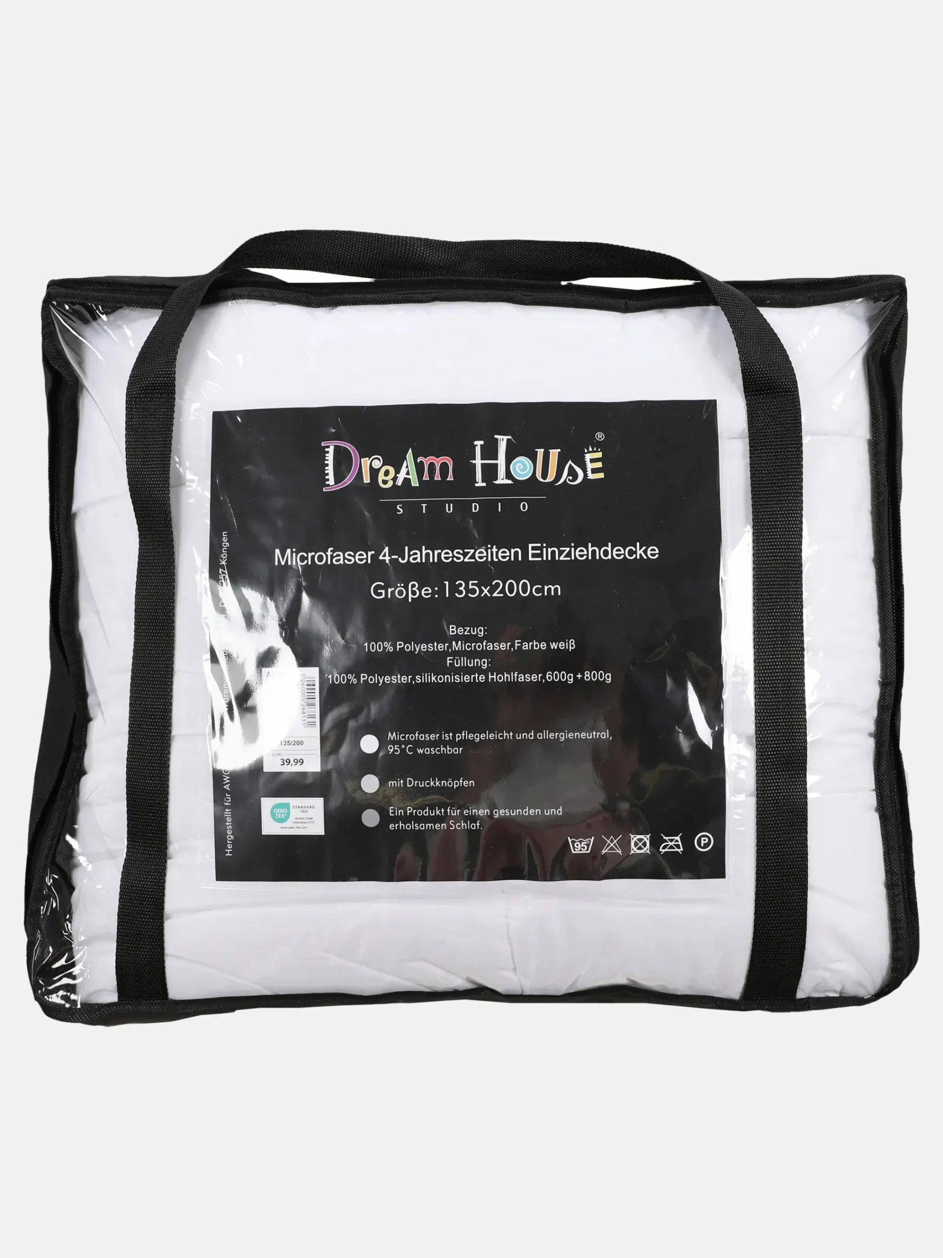 Dream House 4-Jahreszeitendecke aus Microfaser 135x200cm