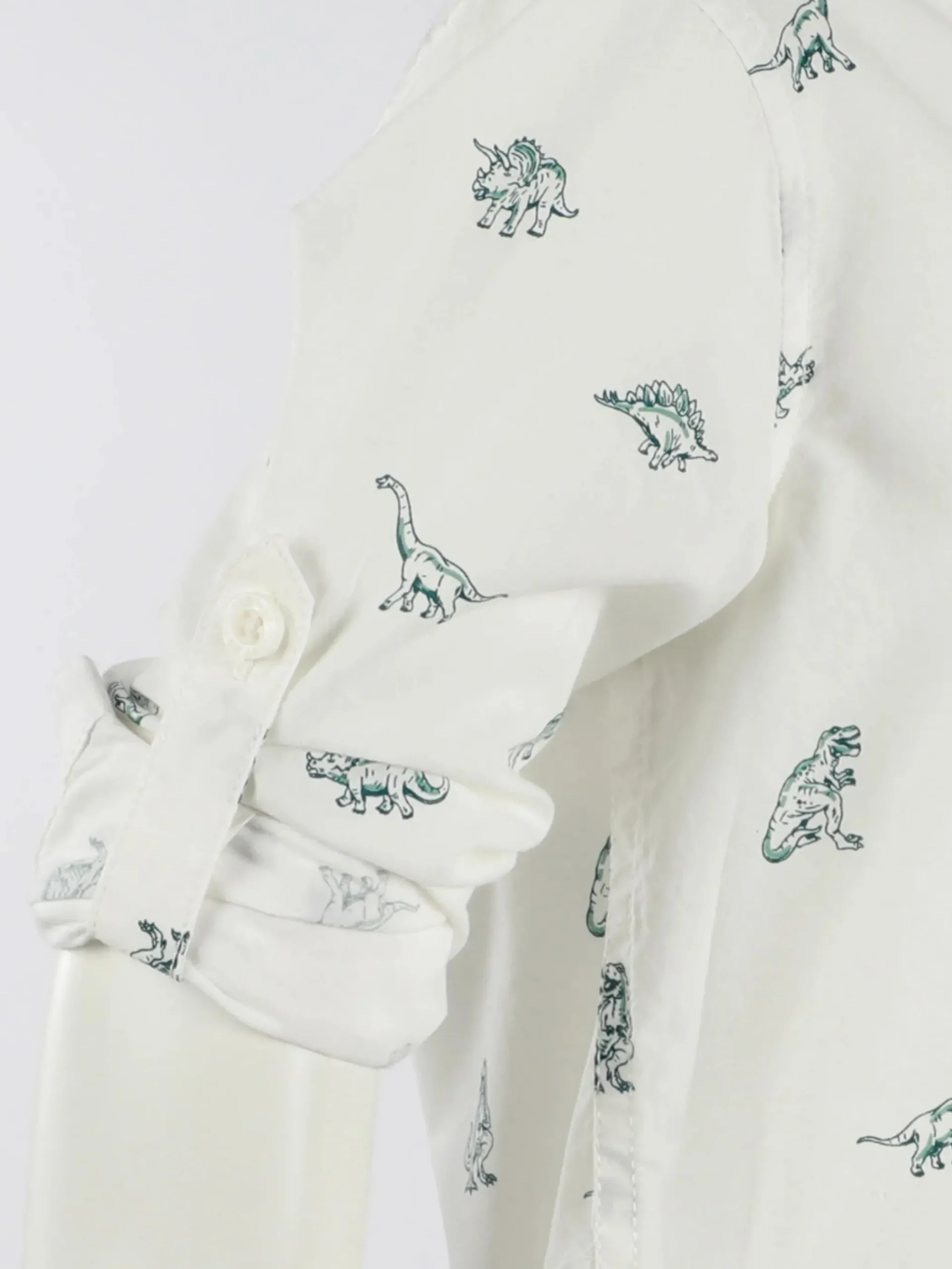 Kinder One Way Jungen Hemd mit kleinem Dinoprint