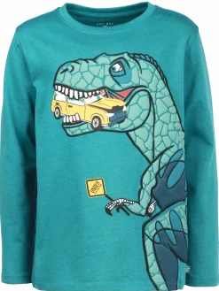 Kinder One Way Jungen Langarmshirt mit Dinoprint