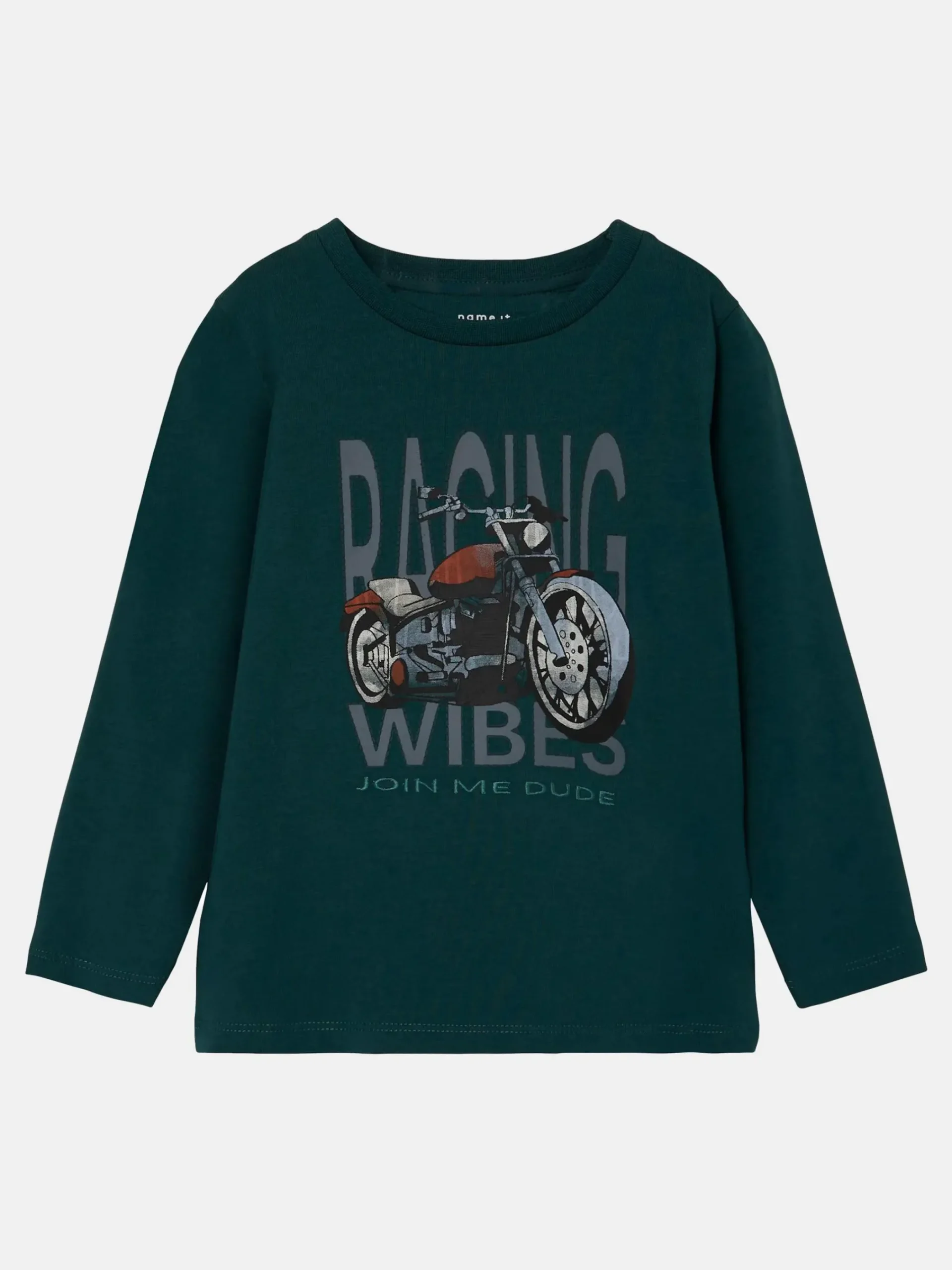 Kinder name it Jungen Langarmshirt mit Frontprint