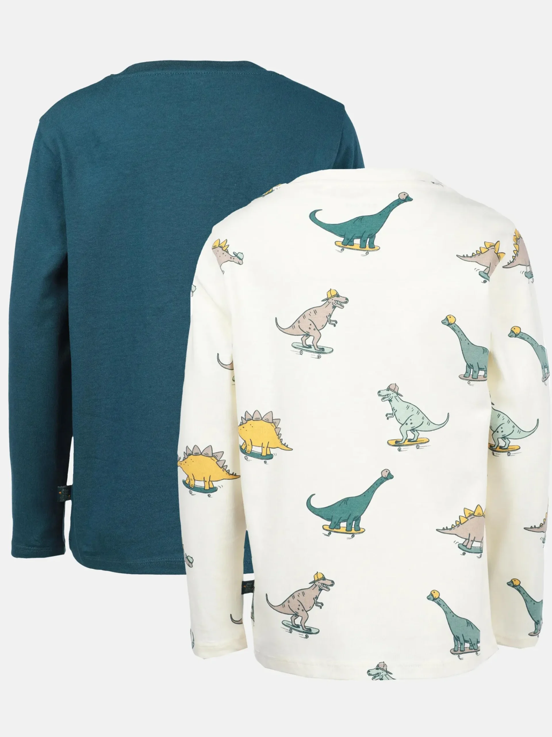 Kinder One Way Jungen Langarmshirts im Doppelpack