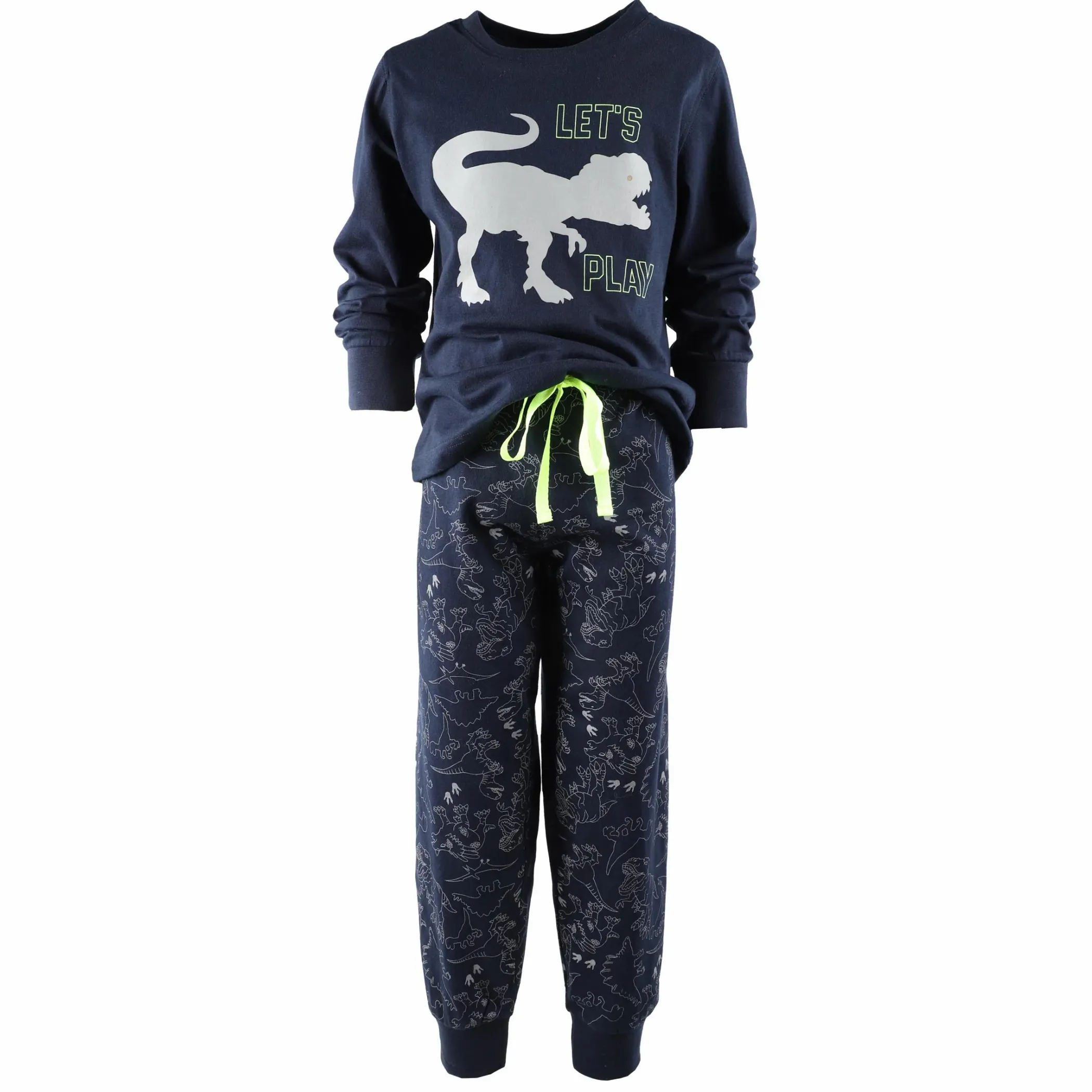 Kinder Stop + Go Jungen Pyjama mit Dinosaurier Print