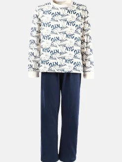 Kinder One Way Jungen Schlafanzug mit Frontprint