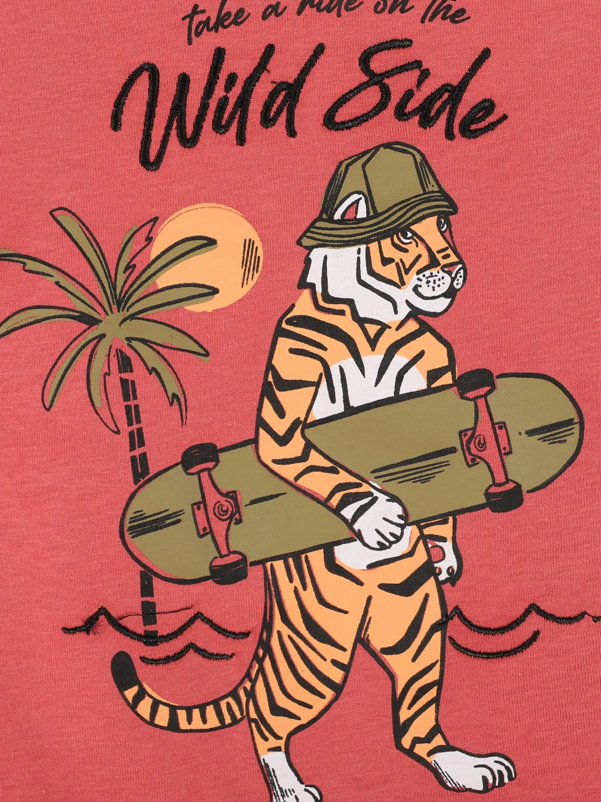 Kinder Stop + Go Jungen Shirt mit Frontprint