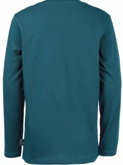 Kinder One Way Jungen Shirt mit großem Dino-Print