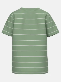 Kinder name it Jungen Shirt mit Streifen und Brusttasche