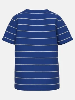 Kinder name it Jungen Shirt mit Streifen und Brusttasche