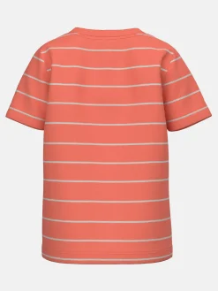 Kinder name it Jungen Shirt mit Streifen und Brusttasche