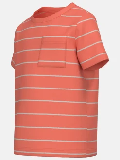 Kinder name it Jungen Shirt mit Streifen und Brusttasche