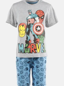 Kinder Avengers Jungen Shorty mit Frontprint