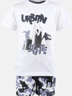 Kinder Stop + Go Jungen Shorty mit Frontprint