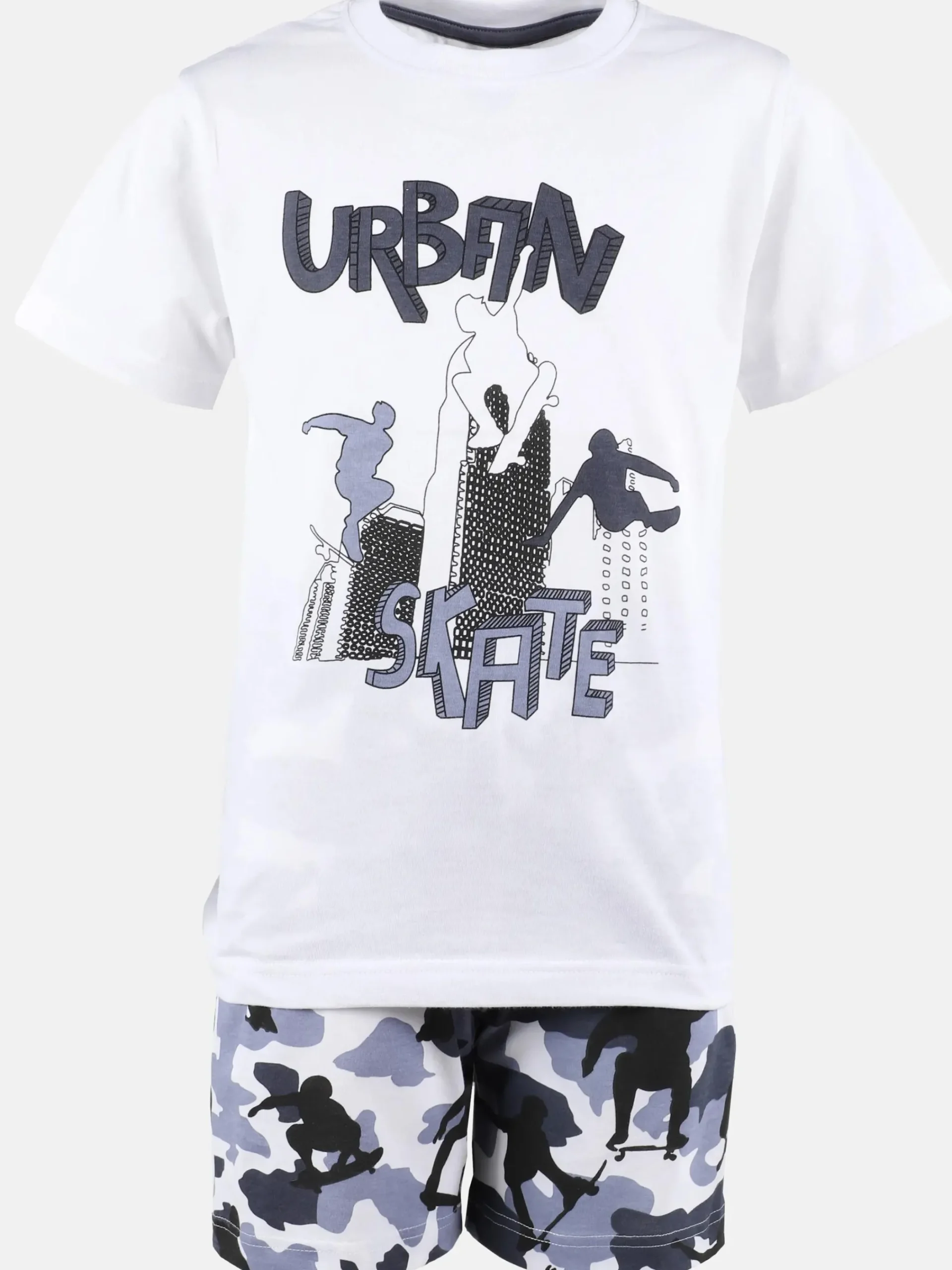 Kinder Stop + Go Jungen Shorty mit Frontprint