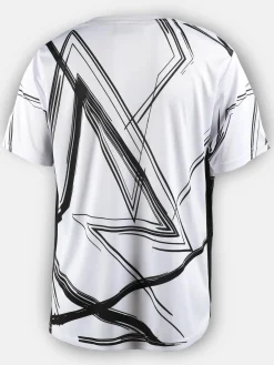 Kinder Grinario Sports Jungen Sport Shirt mit abstraktem Print