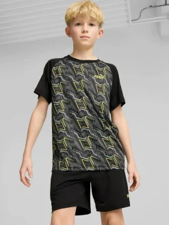 Herren Puma Jungen Sportset, bestehend aus Shirt und kurzer Hose