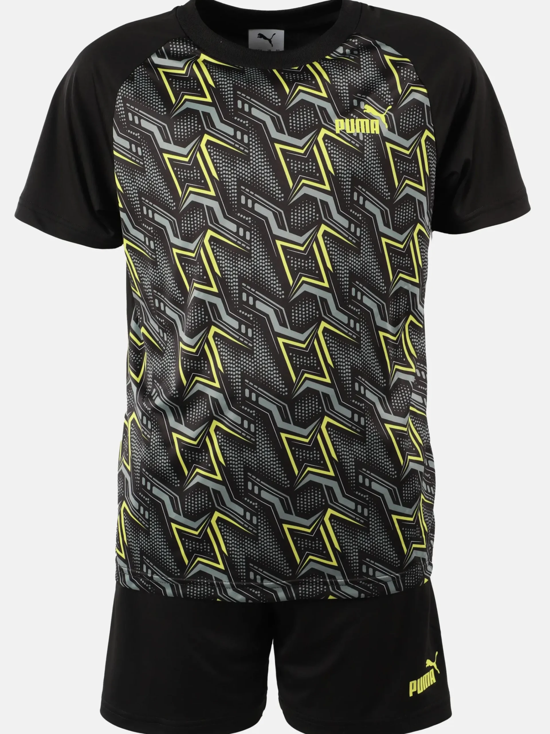 Herren Puma Jungen Sportset, bestehend aus Shirt und kurzer Hose