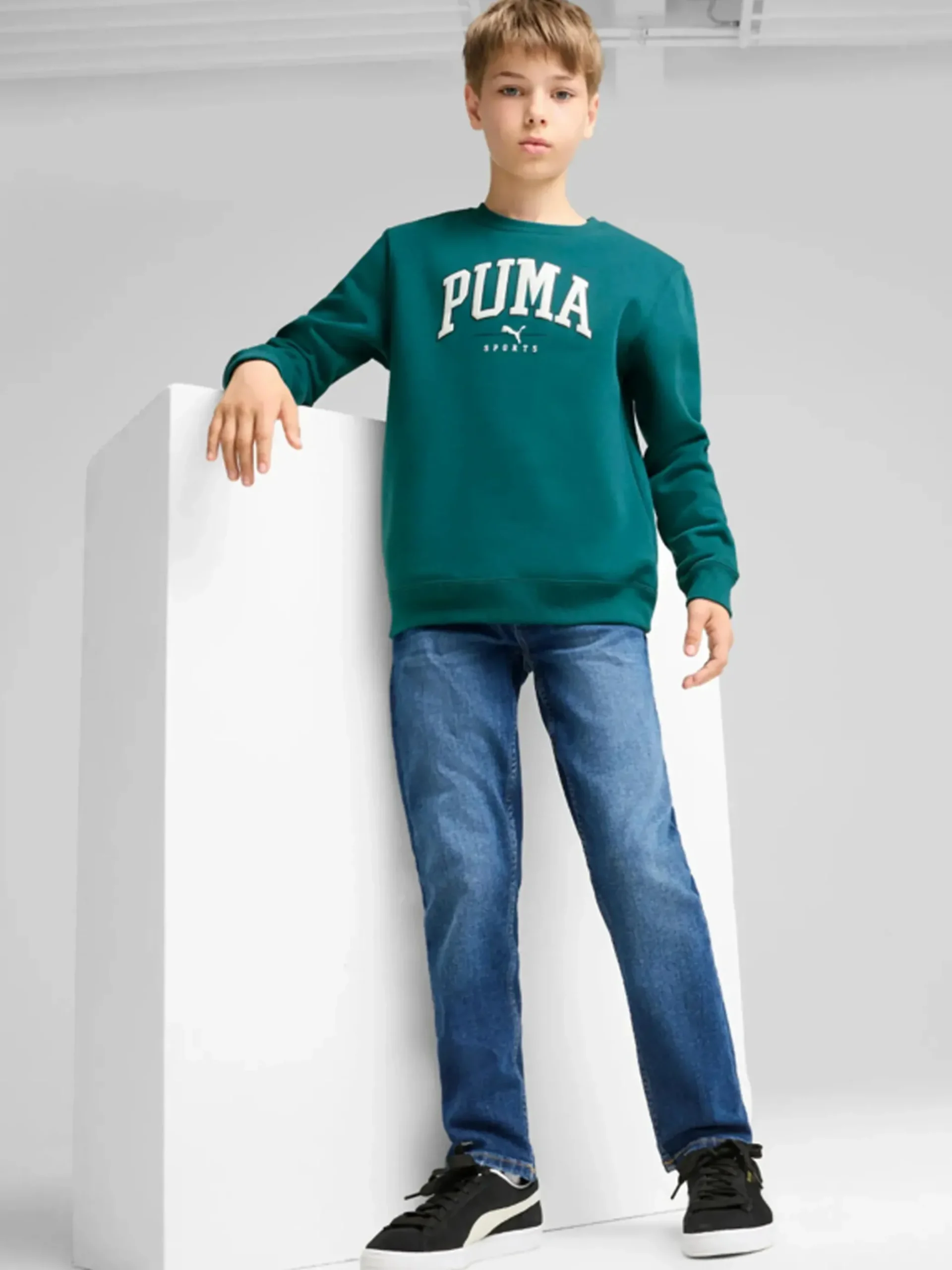 Kinder Puma Jungen Sweatshirt mit Frontprint