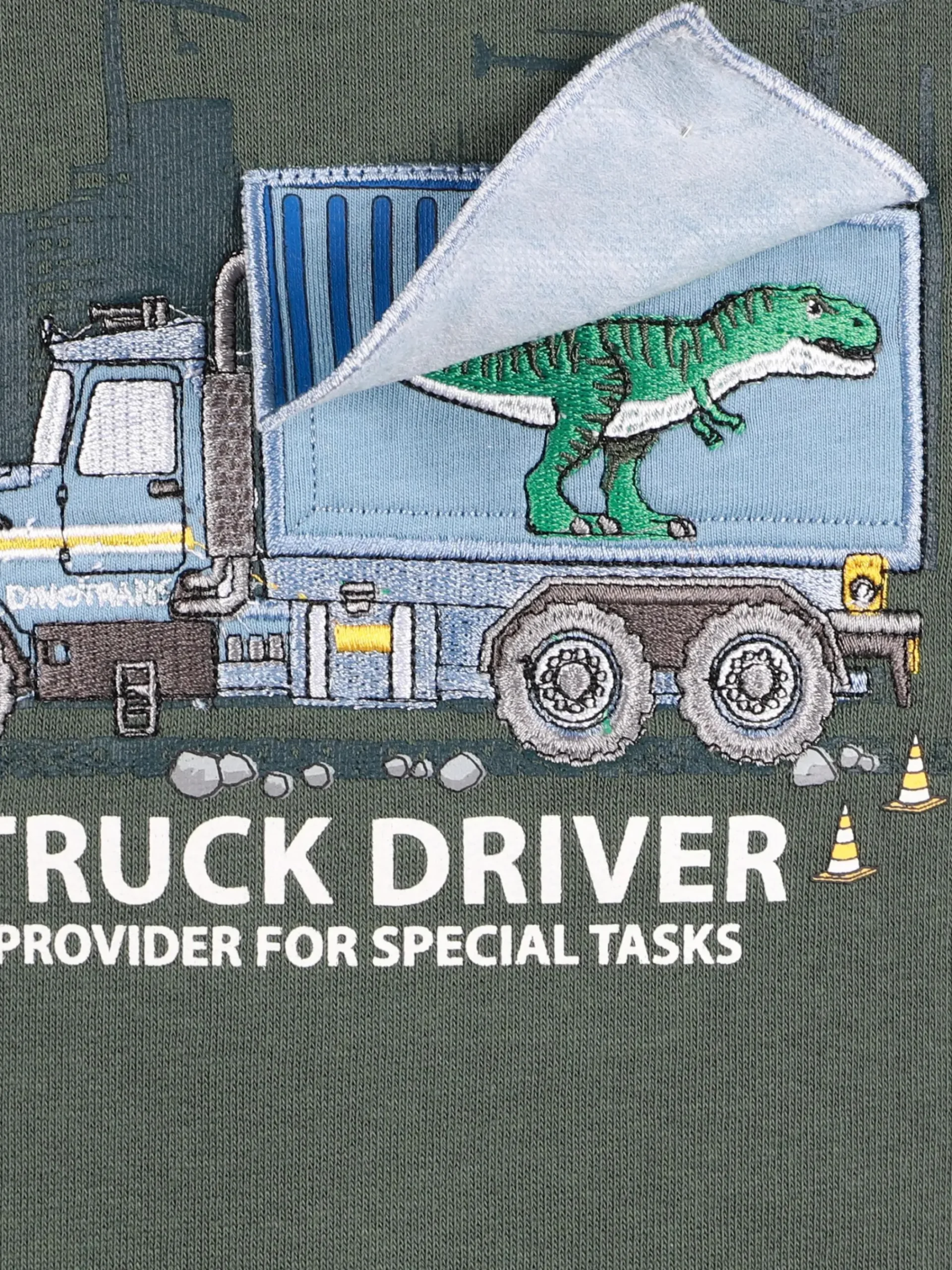 Kinder One Way Jungen Sweatshirt mit Stickerei-Motv