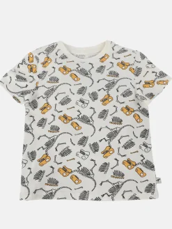 Kinder Bubble Gum Jungen T-Shirt mit Skelettmotiven