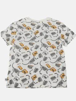 Kinder Bubble Gum Jungen T-Shirt mit Skelettmotiven