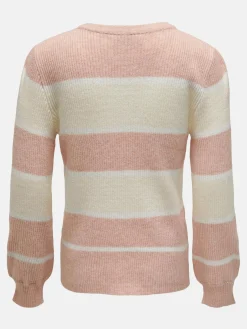 Damen Kids Only KOGKATIA-FIA LS STRIP Strickpullover