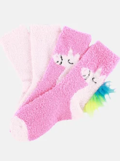 Damen Camano Kinder Kuschelsocken im 2er Pack