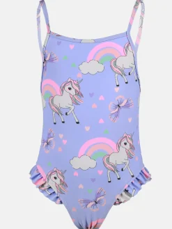 Kinder Grinario Sports Mädchen Badeanzug mit Einhornmotiv