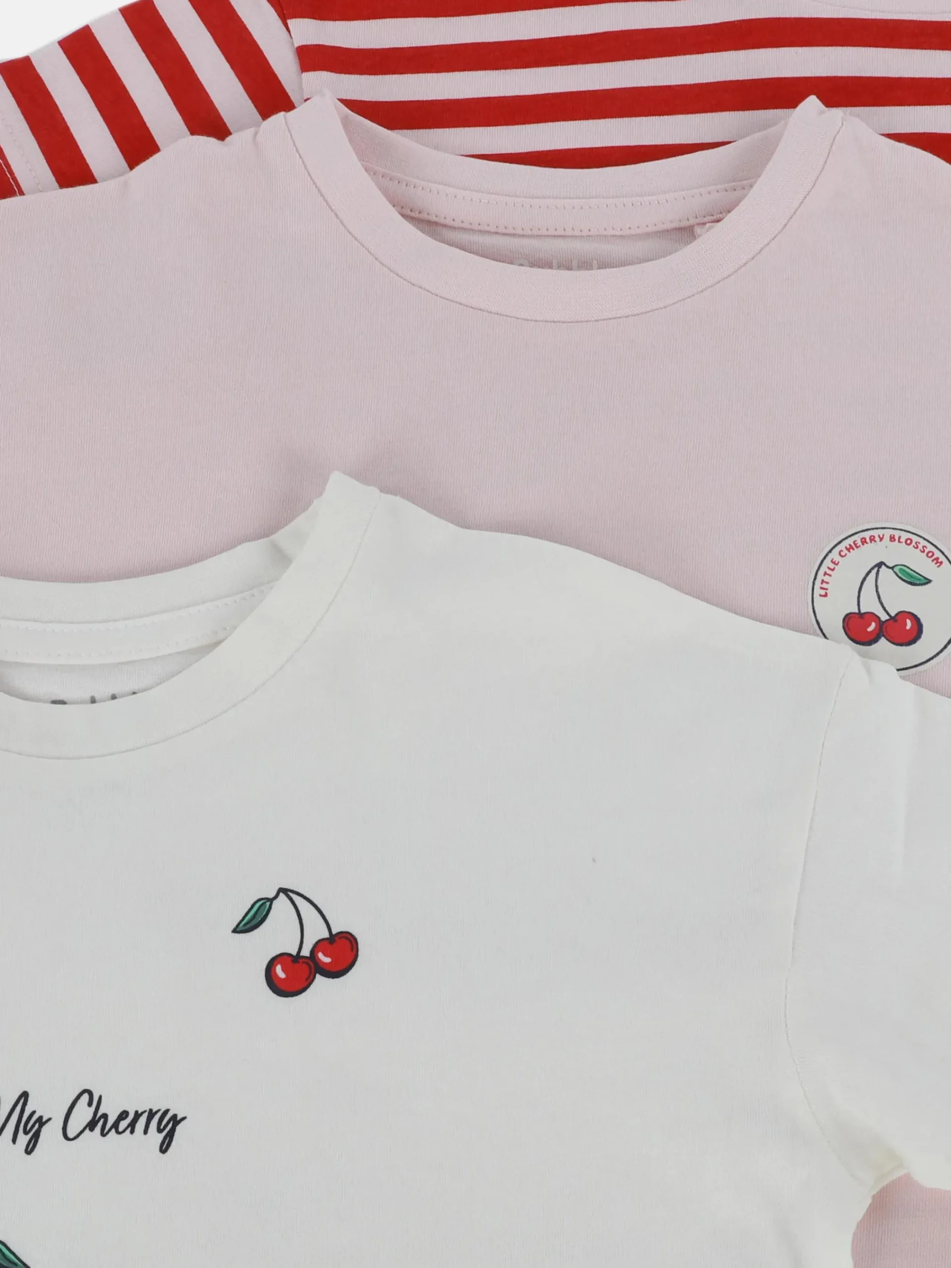 Kinder Stop + Go Mädchen 3er Pack T-Shirts
