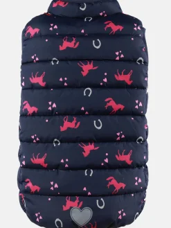 Kinder Bubble Gum Mädchen Freizeitweste mit Alloverprint