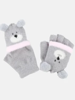 Kinder One Way Mädchen Handschuhe mit Stickerei