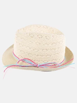 Kinder Stop + Go Mädchen Hut mit Baumwollspitze