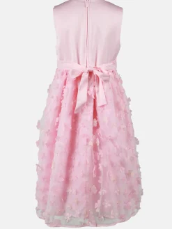 Kinder Bubble Gum Mädchen Kleid im romantischen Look mit Mesh und Blumen