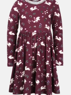 Kinder One Way Mädchen Kleid mit Einhornprint