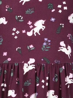 Kinder One Way Mädchen Kleid mit Einhornprint