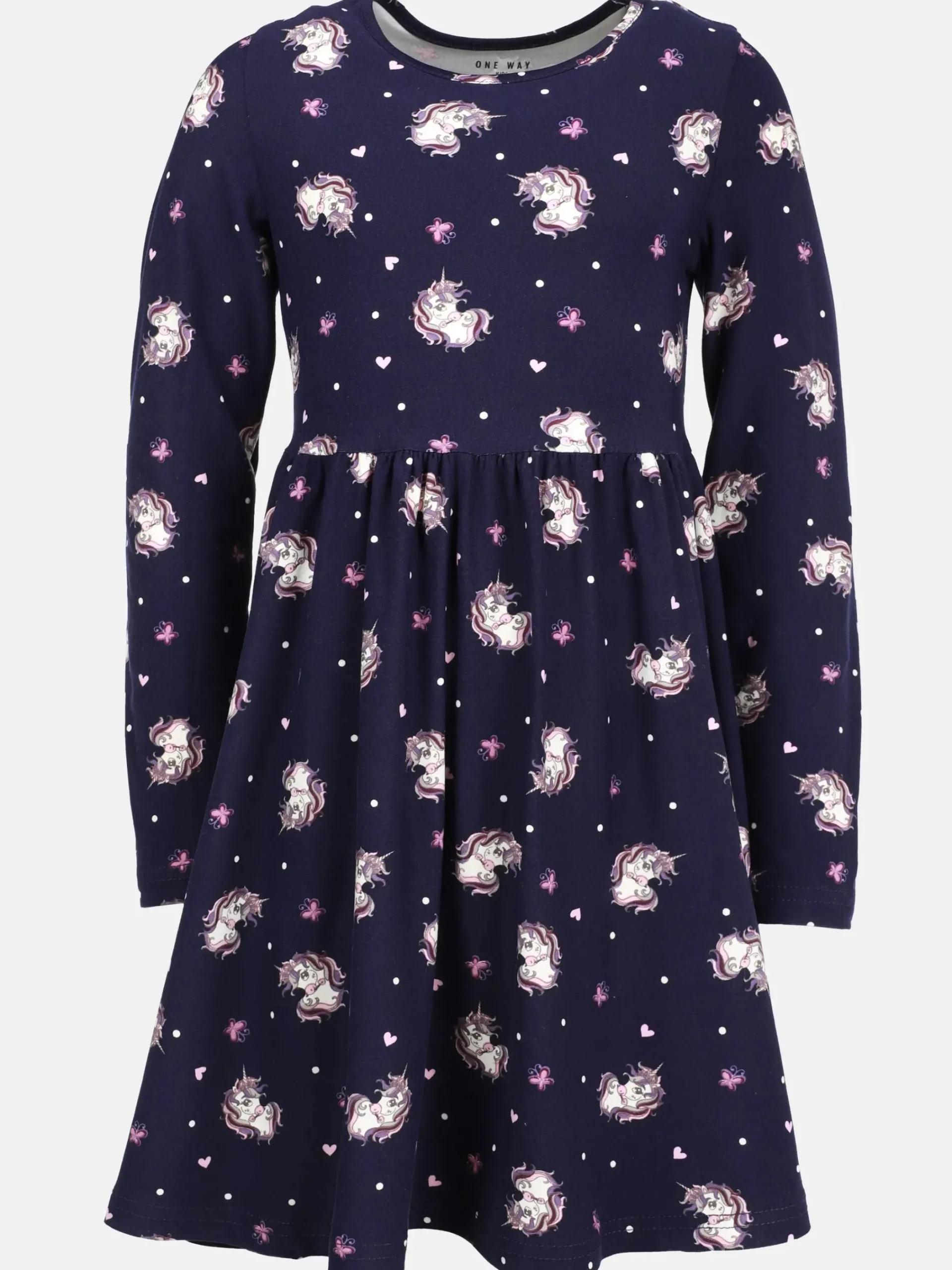 Kinder One Way Mädchen Kleid mit Einhornprint