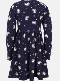 Kinder One Way Mädchen Kleid mit Einhornprint