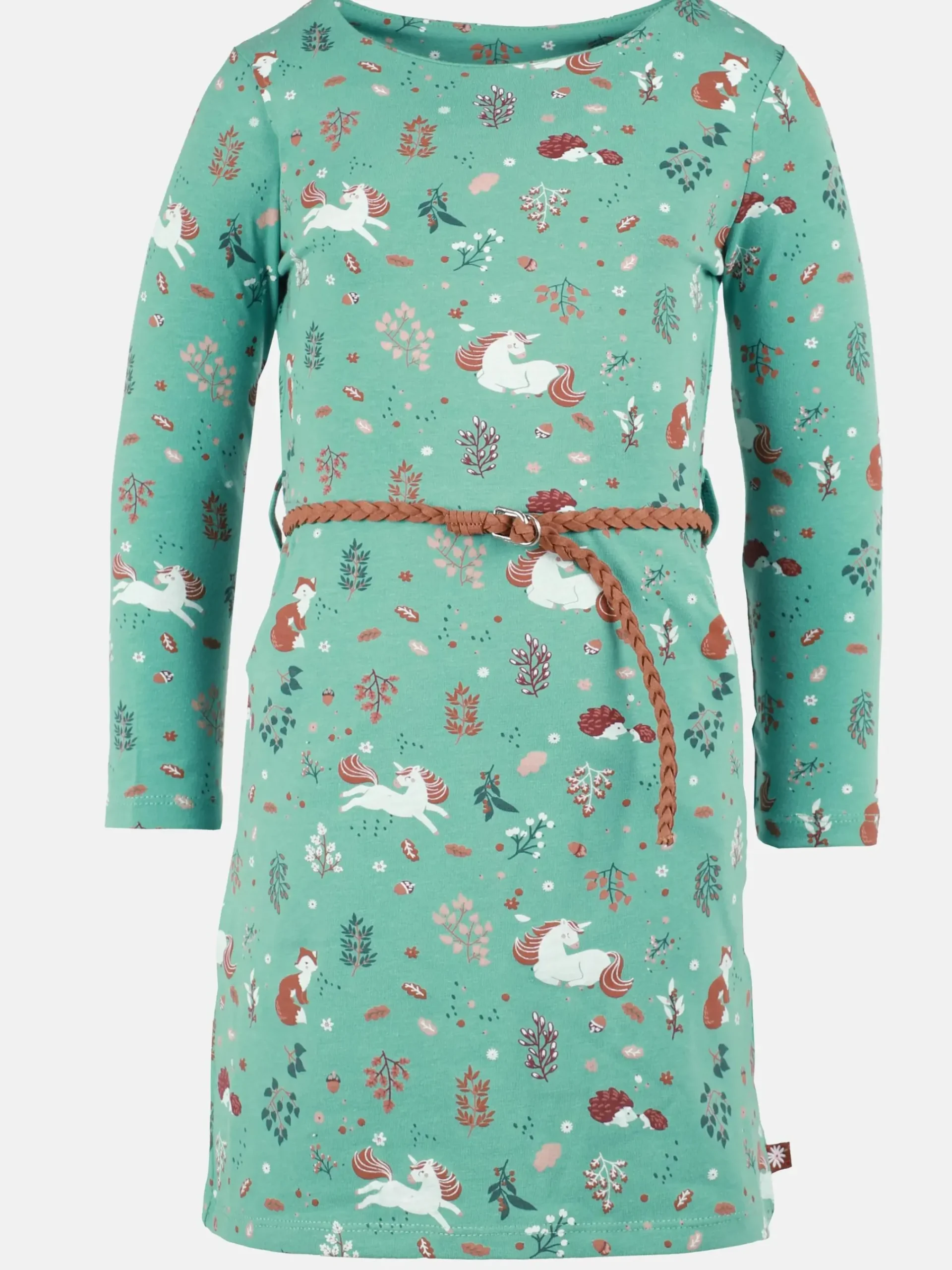 Kinder Stop + Go Mädchen Kleid mit Flechtgürtel